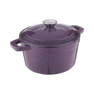 Casserole Purple Oval Cove 34cmx25.5cm Cast Iron