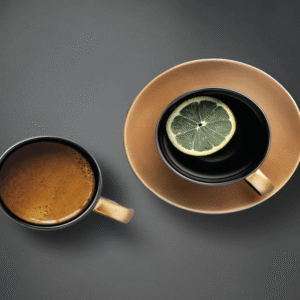 3pcs coffee and tea set black