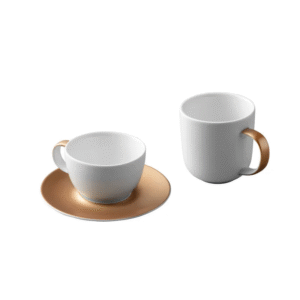 3pcs coffee and tea set white