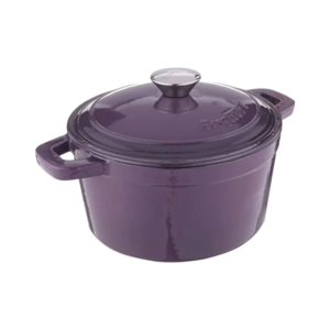 Casserole Purple Oval Cove 34cmx25.5cm Cast Iron